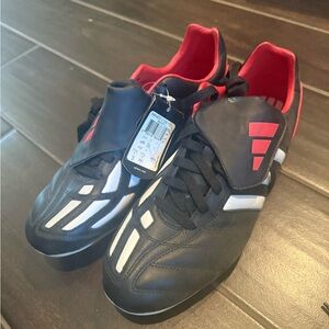 adidas Black and Red Athletic Shoes